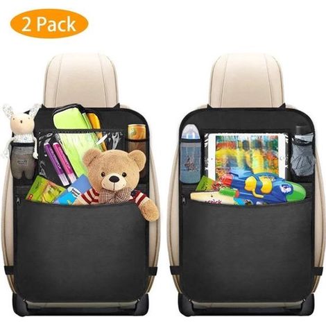 Autositzschoner,geeignet für die Rückbank,2er-Pack Kindersitz-Organizer,geeignet für die Rückbank des Autos,wasserdichte Rücksitzbezüge (1/3)