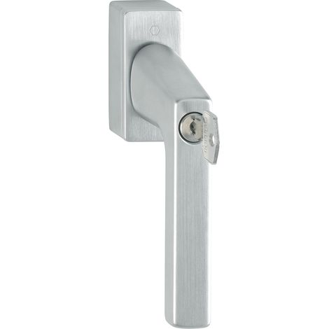 HOPPE Fenstergriff DALLAS - Secustic mit Sperrzylinder, VK 7 x 32-42 mm, verchromt matt