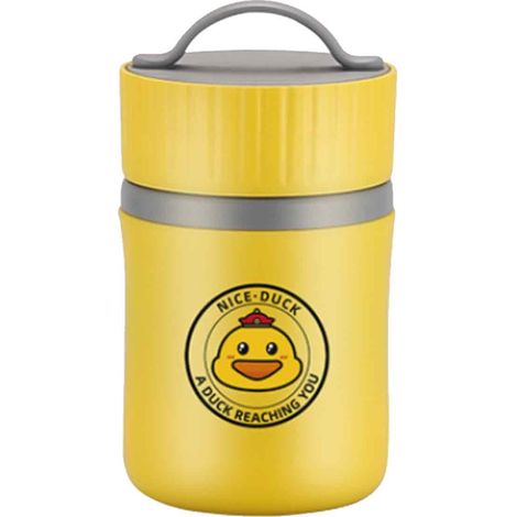 1 Tasse à soupe, Acier inoxydable 304, Couvercle hermétique, Gravure laser, Pour voyage et école (1/5)