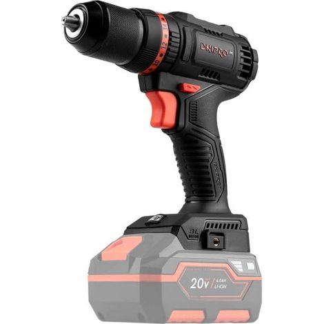 Dnipro-M CD-201HBC Compact Taladro Atornillador a Batería 20V  Motor Brushless  2 Velocidades  Portabrocas 13 mm  Ligero y Potente  Sin Batería ni Cargador