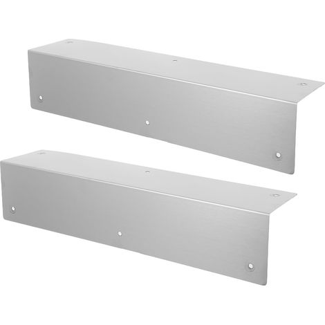 Protections d'angle métalliques pour murs, 2 pièces en acier inoxydabl (1/5)