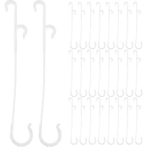 100 pinzas de plástico para plantas, ideales para tomates y hortalizas trepadoras Pinzas reutilizables de alto rendimiento para jardinería y cultivo de plantas trepadoras. (1/5)