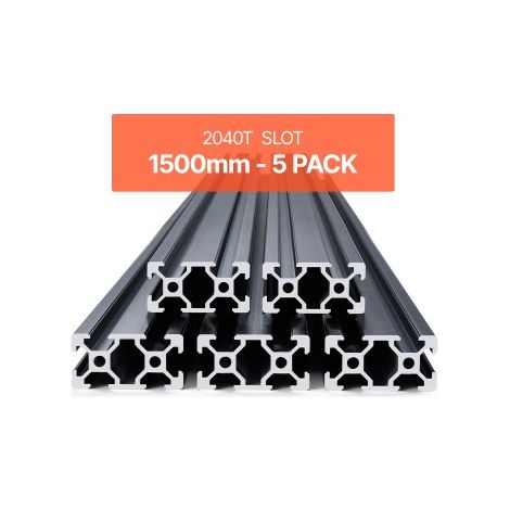 Profilés d'Extrusion en Aluminium 2040 - Lot de 5 Rail Linéaire (1/5)