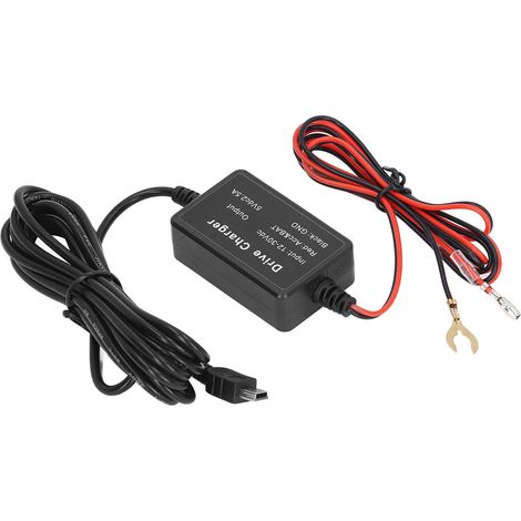 Kit de câblage pour caméra embarquée haute sécurité, surveillance 24h/24, compatible avec caméra de rétroviseur, GPS et détecteur de radar MINI (1/5)