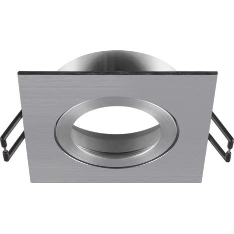 Collerette spot encastré NEW TRIA® 68 intérieur carré orientable alu - SLV - 1007330 (1/3)