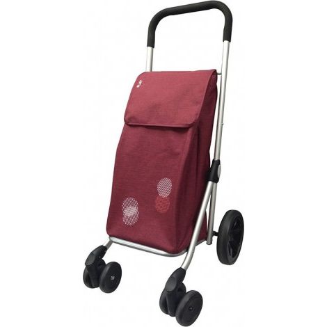 CARRO COMPRA PLEGABLE PLAY SIX GRANATE - EHLIS
