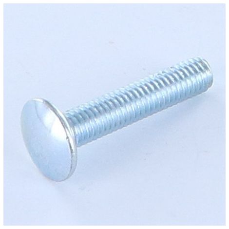 TRCC JAPY tête ronde collet carré M6X20 Collet bas 1.5 Diamètre de tête: 13.5 Classe 8.8 Acier zingué-1 pièce