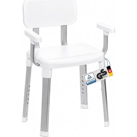small-foot Weinberger 43907 sedia da doccia bianca