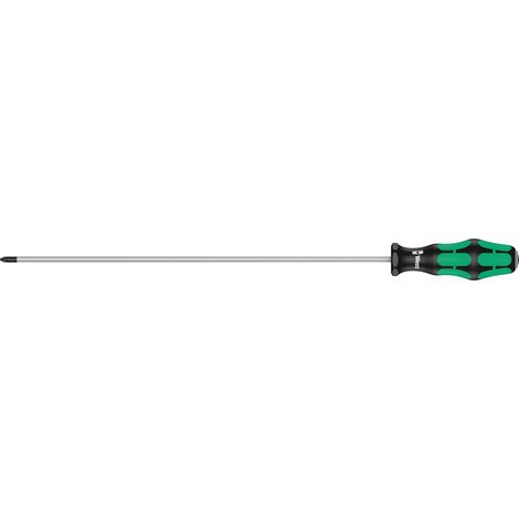 355 PZ Tournevis pour vis cruciformes PZ, PZ 1 x 300 mm, Noir/vert (1/5)