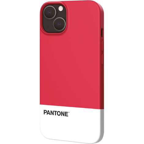 Pantone PT-PC1007R1 Handy-Schutzhülle 15,5 cm (6.1") Cover Rot, Weiß