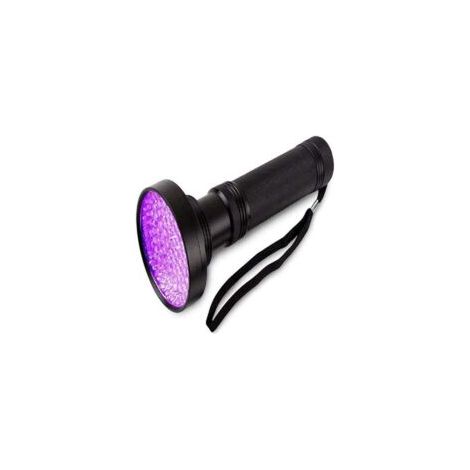 Linterna UV potente de 100 LED, linterna UV de luz negra, linterna UV, detector UV para resina de orina animal