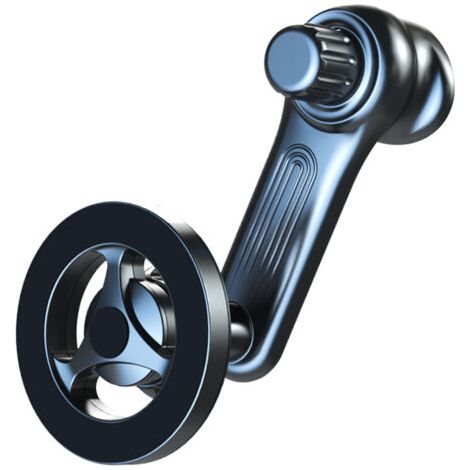 Sollbry Support Téléphone Voiture, Porte Telephone Auto Grille Aeration Compatible, 360 ° Flexible Support Téléphone De Voiture Rétractable Multifonctionnel Rotatif, Compatible avec La Plupart Phones (1/5)