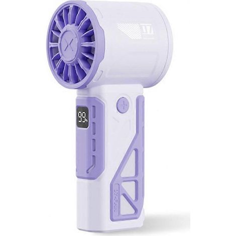 Tragbarer Turboventilator mit 100 einstellbaren Geschwindigkeitsstufen für den Außeneinsatz, hohe Geschwindigkeit, schnelle und leise Kühlung, ideal für Arbeit und Studium. (1/5)