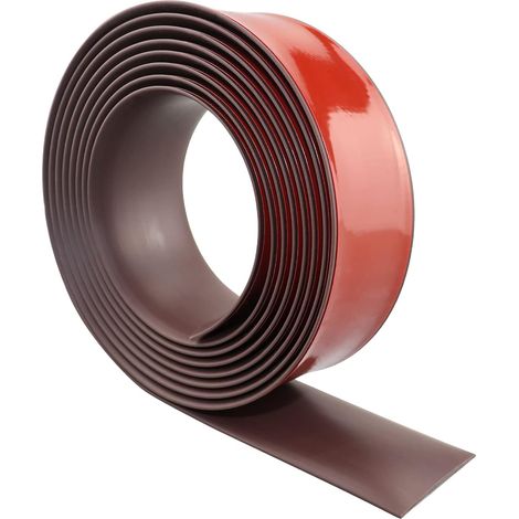 Seuil de porte adhesif profil de transition barre de seuil  Bande de transition sol en vinyle bande de seuil pour planchers stratifie (200×5cm, cafe brun) (1/5)