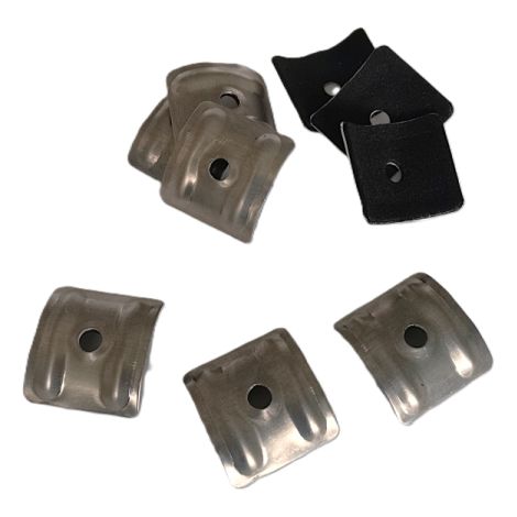 Kalotten Aluminium für Sinusplatte 76/18, 100 Stück/ Paket