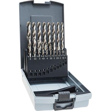 ALPEN estuche brocas alpen hss pro 19 piezas , Estuche brocas Alpen Hss Pro 19 piezas- Aplicación: Broca espiral afilada con precisión, con punta afilada en cruz especial,