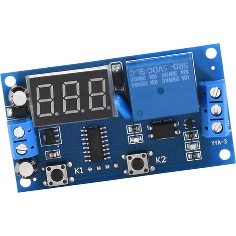 Module de temporisation numérique à LED, minuteur compte rebours (1/5)