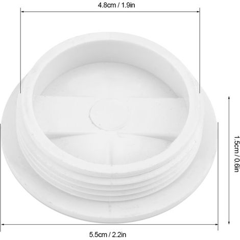 Accessoires pour Spa et Piscine - Couverture de Drain avec Filtre en Plastique de 5.5cm - Type B