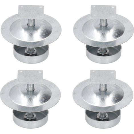 Eosnow 4Set Ant Proof Hive Füße Edelstahl Bienenstock Basis Bienenzucht Bienenstock Ständer für Imker