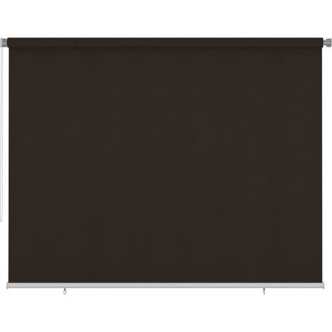 Außenrollo 305 (B)x230 (H) cm Braun HDPE vidaXL (1/5)