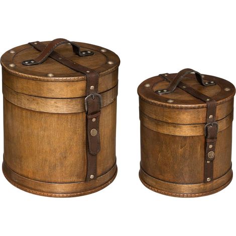 Set di 2 scatole l21 26cm - Atmosphera créateur d'intérieur