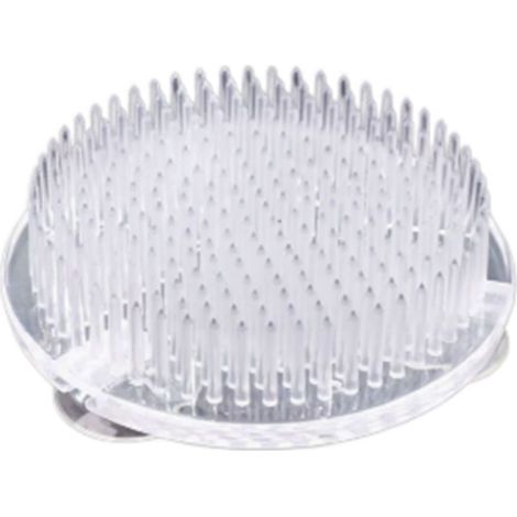 Porte-épingle rond en plastique, grenouille à fleurs, 1.9 pouces, pour arrangement Floral, avec 3 ventouses, pour artisanat, Vase transparent (1/5)
