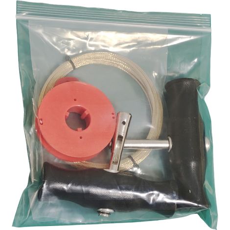Outil De Démontage Pare-Brise - Cable En Acier 5 Mètres - Pour Adhésif Uréthane 15 Mm - Usage Automobile Professionnel - Ensemble Complet (1/5)