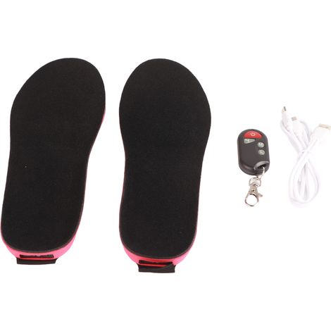 Semelles Chauffantes DIY Taille 35-40 Rechargeables USB Télécommande pour Randonnée Hommes Femmes (1/5)
