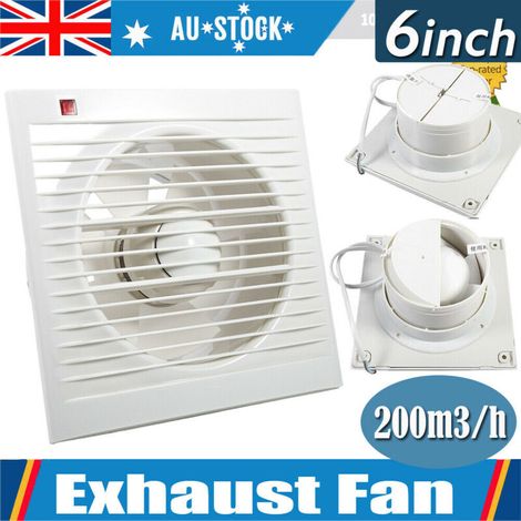 Extracteur Ventilation Murale ABS Professionnel 6" 220V - Pour Cuisine Salle de Bain WC Fenêtre Maison (1/5)