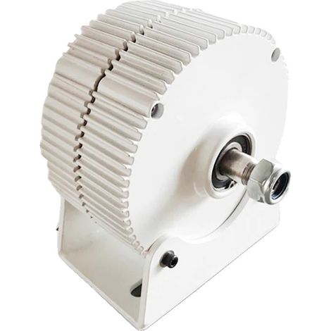 Generador de turbina eólica, funcionamiento a baja velocidad, alta eficiencia, 2000 W con base, 24 V (1/2)