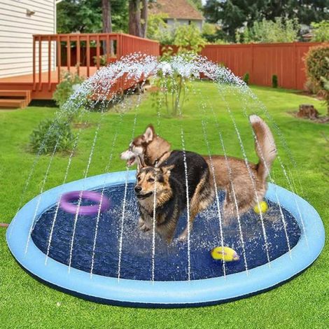 1 Tapis de jeu d'eau, antidérapant, PVC épais, jardin, chien enfant (1/5)