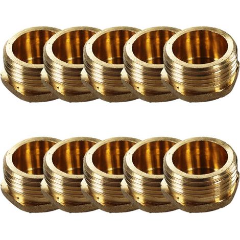 Lot de 10 Bouchons Laiton Mâle 3/4" (20/27) - Arcanaute (1/3)