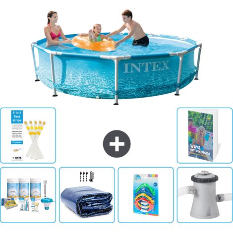 Frame Pool Rund - 305x76 cm - 7-teilig S108