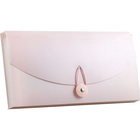 Chemise à pochettes extensible à 13 compartiments, organiseur de dossiers accordéon, chemise en plastique avec étiquettes (1/5)