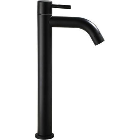 Robinet de salle de bain - Robinet de salle de bain - froid seul,noir