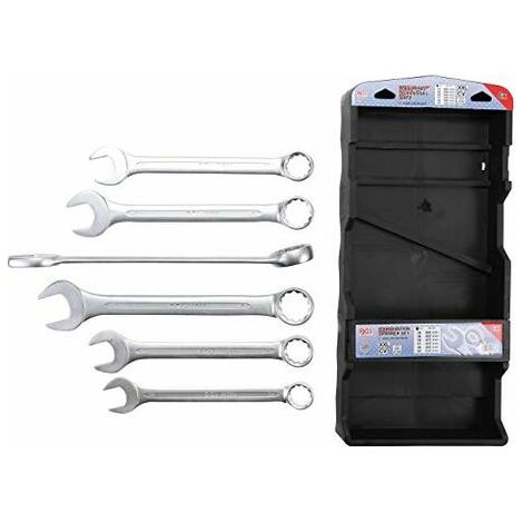 BGS Set di chiavi miste professionale in cromo opaco 6 pezzi (1/3)