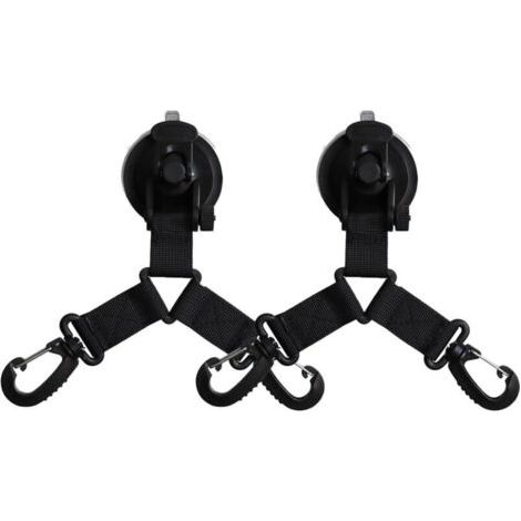 Pair Lntyq Ventouses Pour Camping Ventouse Ancre à Ventouse Accessoires Crochet De Fixation De Ventouse Auvent Pour Voiture, Ventouse, Fixation à Ventouse Puissante, Pour Camping, Maison, Atelier, Auv