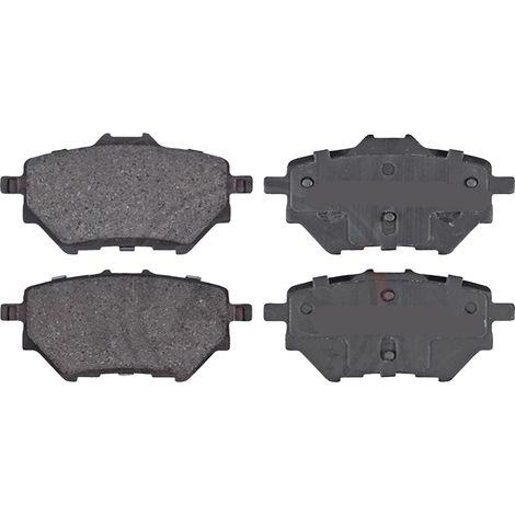 KIT PASTIGLIE FRENO POSTERIORI compatibile con PEUGEOT 308 II (LB,LP,LW,LHL3) / PASTIGLIE FRENANTI AUTO OEM P 61 122 P 61 121 P 61 126, / SOSTITUZIONE DIRETTA / BASSA POLVERE / SILENZIOSO (1/4)