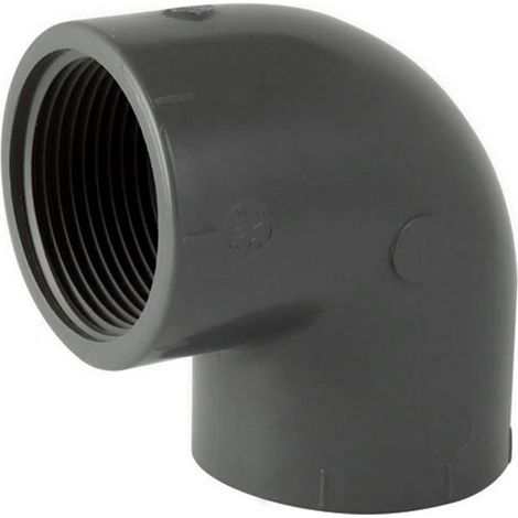 Raccord PVC pression - Coude 90° PVC pression à visser FF 3''