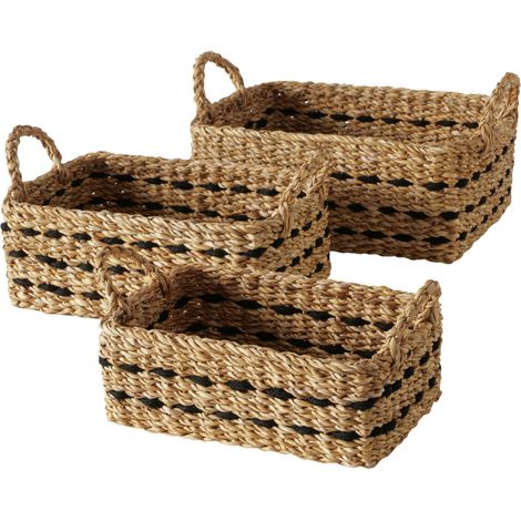 Geflochtene Körbe BOKAR 3er-Set