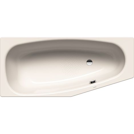 Kaldewei Badewanne Mini Kombi.-Form 430x750x1570mm Rechts 110l Pergamon m. Antislip, ÜL, PEFF, o. GL (1/3)