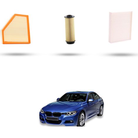 Kit Tagliando 3 filtri compatibile con BMW Serie 3 (F30, F80,F31) 340i 240kw dal 2015 (1/5)