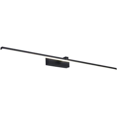 Applique murale LED salle de bain 30W – Lumière blanche neutre 4500K – Aluminium étanche IP44 – Longueur 40CM – Design moderne noir