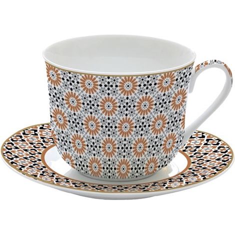 Frühstücksbecher-Set 40 cl - Geo Ethnic - Easy Life