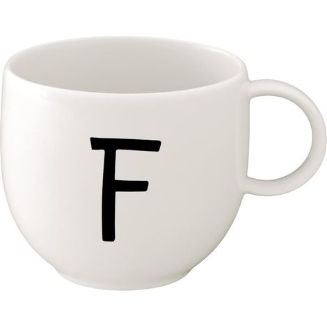 Tazza Villeroy & Boch con la lettera F (1/4)