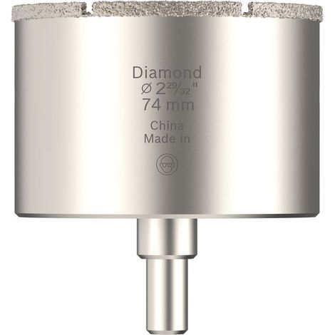 Bosch Tiles Lochsäge mit Aufsteckhalter, 74 x 40 mm