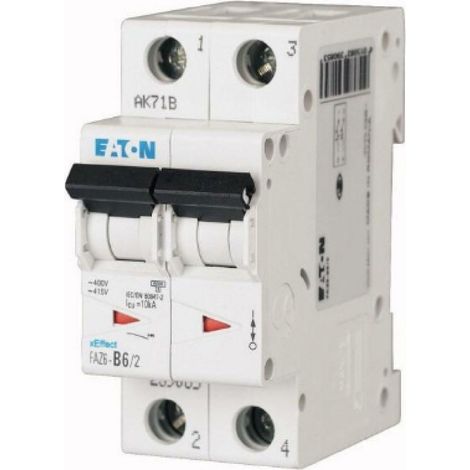 Eaton faz6-c40/2 interruttore  magnetotermico 6ka 2p c 40a 239107