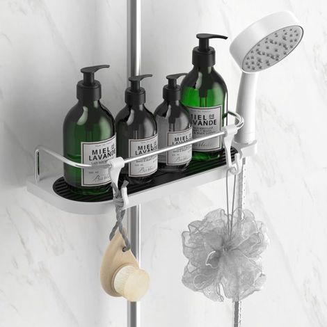 Ulisem Adjustable Shower Shelf - No Drilling Required - Stainless Steel