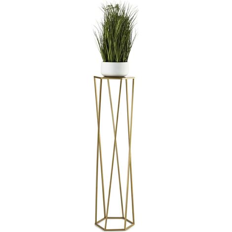 Goldener Pflanzenständer, 100 cm