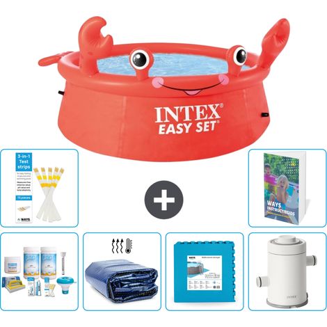 Intex Piscina Easy Set Rotonda - Granchio - 183x51 cm - 7-pezzi  S14